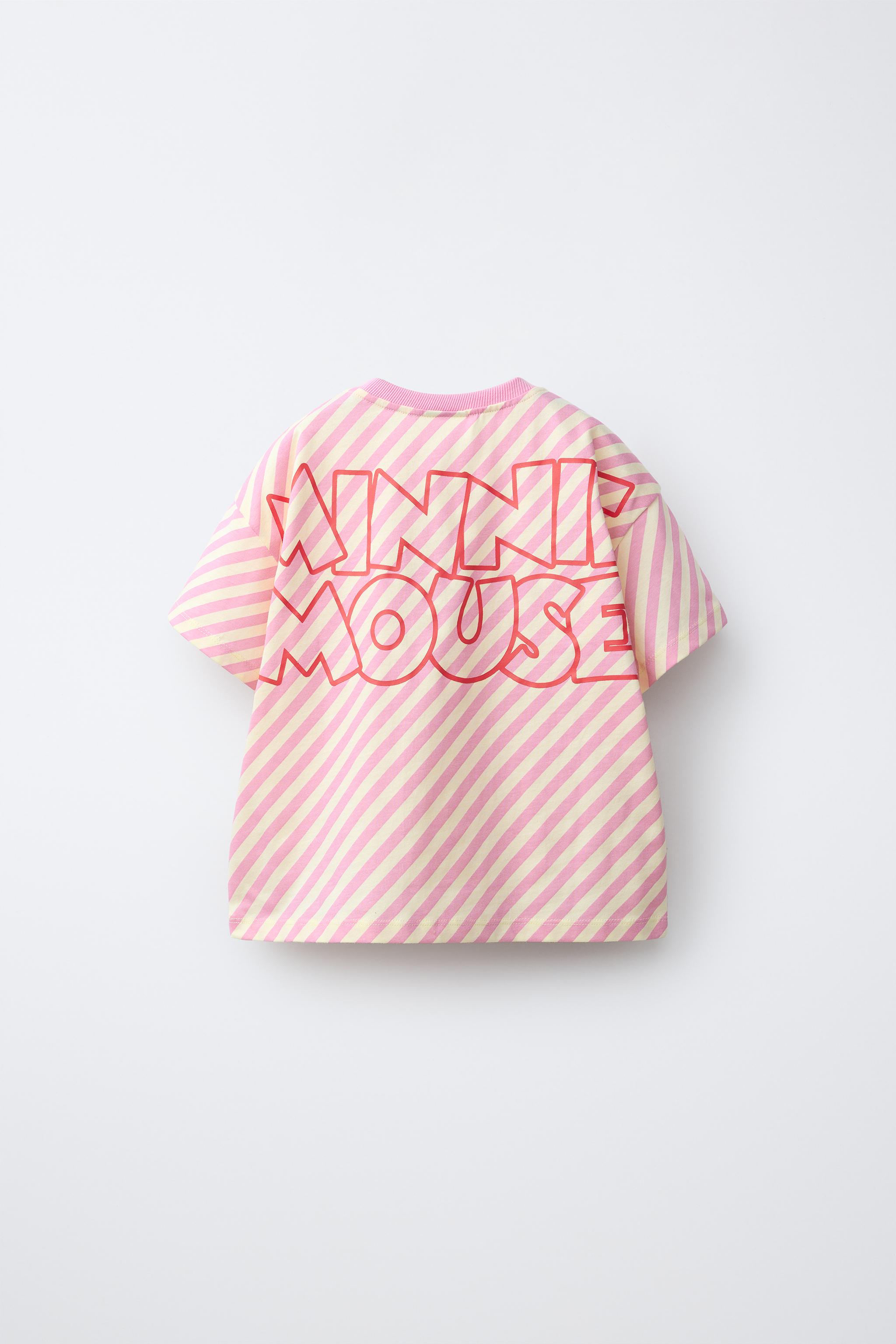 STRIPED RUBBER PATCH MINNIE MOUSE © DISNEY T-SHIRT